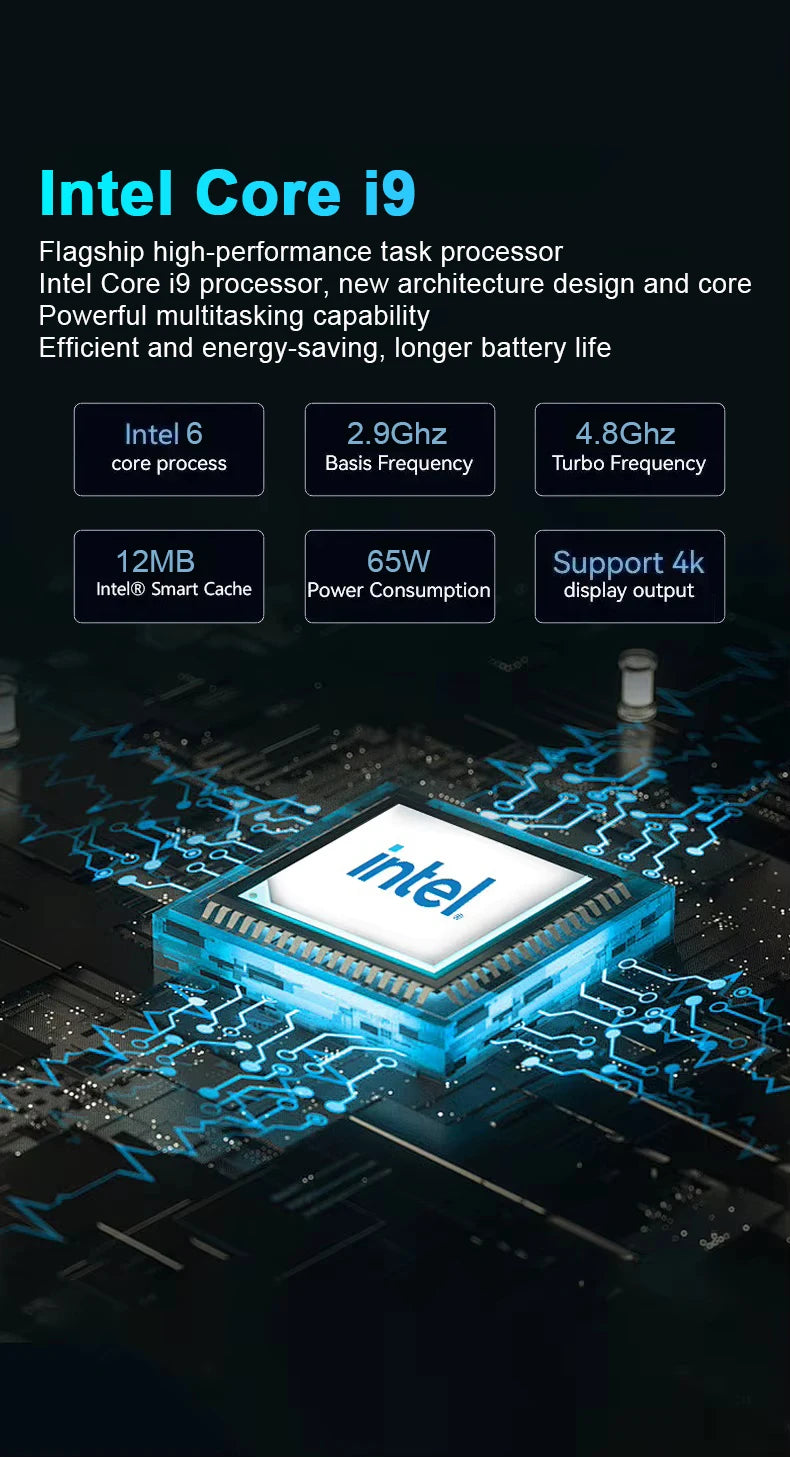 Intel Core i9 10980HK Laptop Windows 11 15.6"Computer 16GB RAM 1TB 2TB SSD Gaming Laptops Fingerprint Unlock Business Notebook