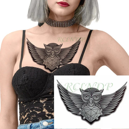 Waterproof Temporary Tattoo Sticker Joker Skull Letter Big Size Body Art Flash Tatoo Fake Tatto Stickers for Girl Men Women
