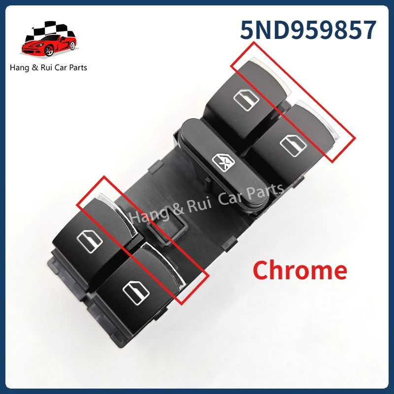 5ND959857 For VW Golf 5 6 GTI MK5 MK6 Jetta Tiguan Passat B6 CC Seat Leon MK2 Fabio Power Window Master Switch Control Button