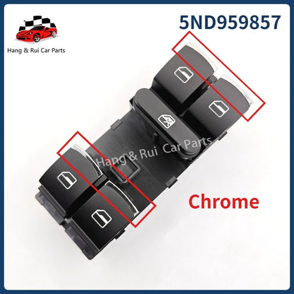 5ND959857 For VW Golf 5 6 GTI MK5 MK6 Jetta Tiguan Passat B6 CC Seat Leon MK2 Fabio Power Window Master Switch Control Button