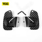TDD Carbon Fiber Steering Wheel Magnetic Paddle Shifter for Volkswagen Golf 8 MK8 CC GTI R Car Modified Interior