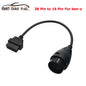 New for Benz 38 Pin to 16 Pin OBD2 OBD Cable Adapter for Mercedes 38 Pin Diagnostic OBDII Connector MB 38 Pin OBD 2 Cables