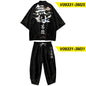 Large Size 5XL 6XL Japanese Kimono Cardigan Pants Set Print Fox Men Women Shirt Tradition Yukata Haori Obi Cosplay Costume