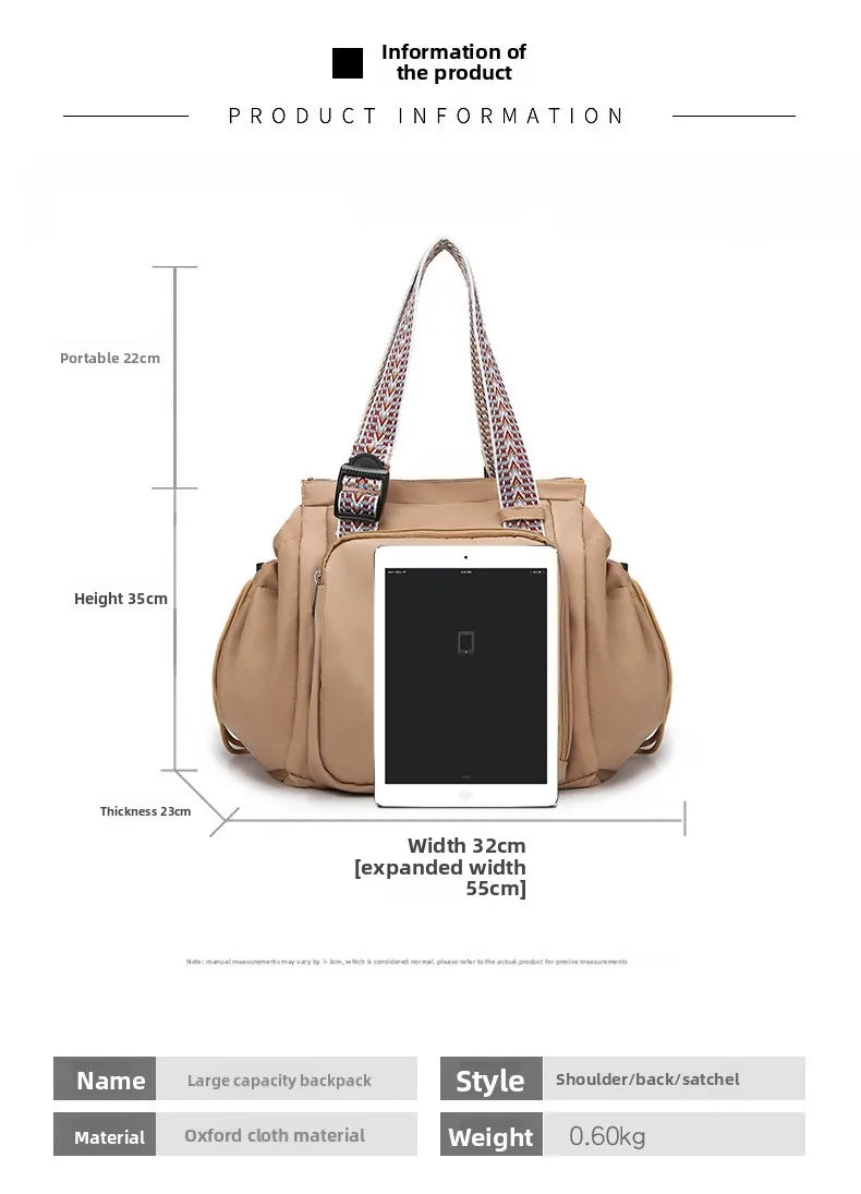 Baby Diaper Bag Multi-pocket Travel Duffel Bags Foldable Gym Bag Women Hand Luggage Airport Bags Mom Stroller Maternity Totes