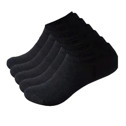 5 Pairs Socks MEN'S Mid-calf Spring and Autumn Sports Sweat Anti-odor MEN'S Socks Thin Sports Socks