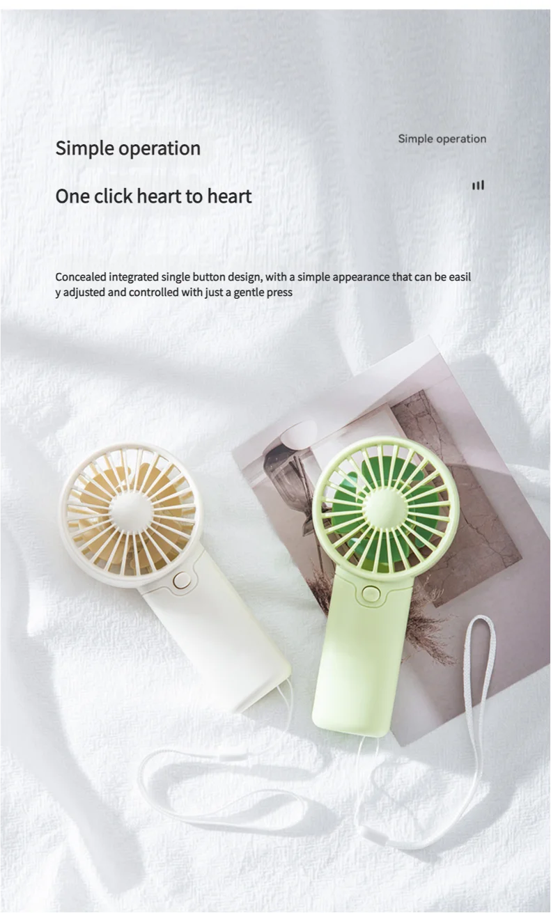 MEET SUN Portable Fan, Creative Pocket Handheld Mini Fan, Lightweight AAA Battery Powered (Batteries Not Included) Personal Cool