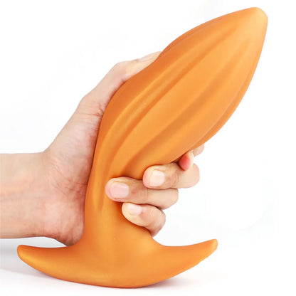 Soft Anal Plugs for Gay Men Prostate Massage Liquid Silicone 35-80mm Huge Butt Plug Anal Training Comfortable To Wear But Plug