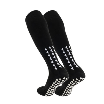 1/pcs Knee High Long Men Women Non Slip Grip Socks Football Basketball Baseball Rugby Soccer Cycling Running Tennis Towel Bottom
