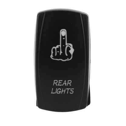 1pc 5 Pin Marine Switch SPST Carling Switch Car Boat Truck Rocker Switch 12V 24V ON-OFF Blue LED Waterpoof