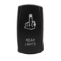 1pc 5 Pin Marine Switch SPST Carling Switch Car Boat Truck Rocker Switch 12V 24V ON-OFF Blue LED Waterpoof