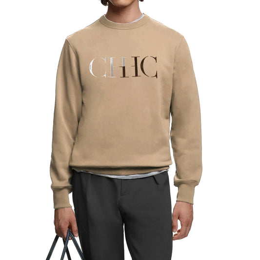 CHCH New Men's Hoodies Casual Sweatshirts Embroidery Men Hoodies Pullover Streetwear Solid Tops Fashion Streetwear Men Hoodies