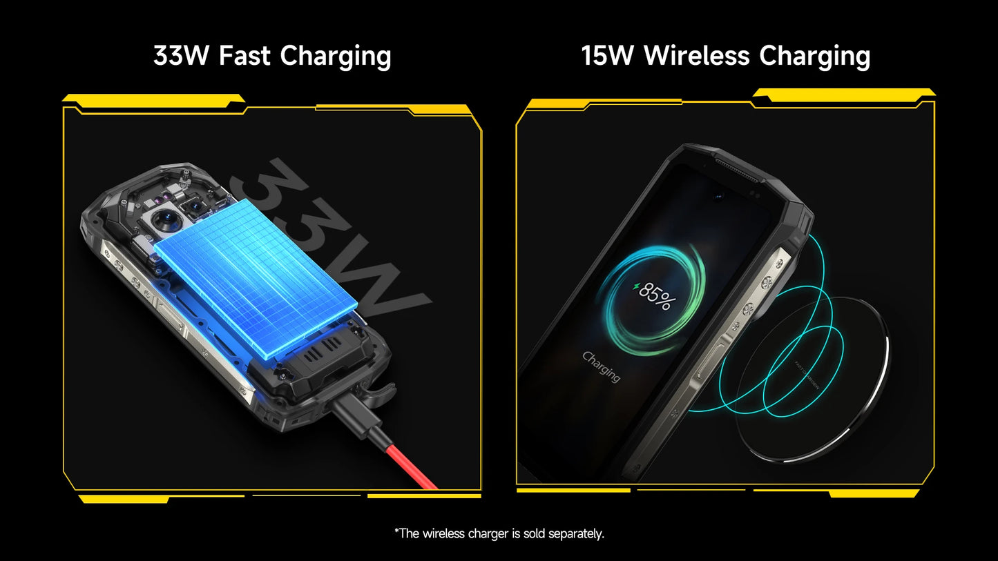 Ulefone 4.7" Rugged Phone Armor Mini 20 Pro 5G Android 14 16+256GB Smartphone LED Light 64MP Night Camera Mobile Phone