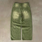 Y2K Street Matcha Denim Jeans Pocket Green 6 Ball Embroidery Denim Pants London High Street Trend Streetwear Unisex Baggy Jeans