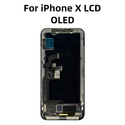 OLED X For iPhone XR XS MAX 11 Display 3D Touch Screen Replacement For 12 11 Pro Screen incell 12 Pro Max Display 13 13Promax