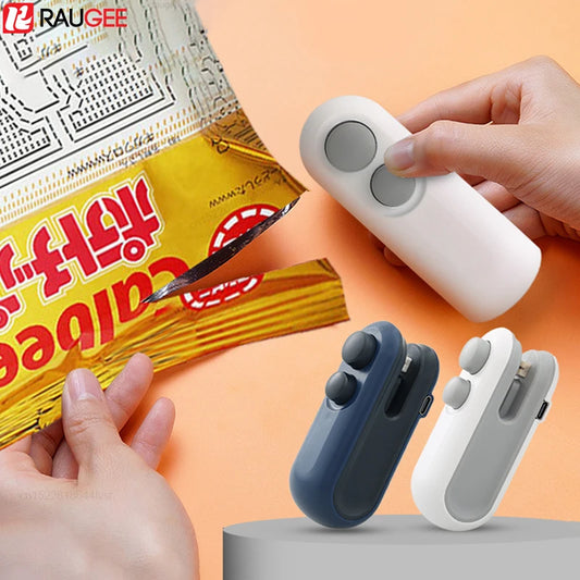 Plastikinių maišelių sandariklis, mini nešiojamas plastikinių maišelių sandarinimo aparatas, rankinis maisto pakuočių terminis sandariklis, terminiai plastikinių maišelių sandarikliai
