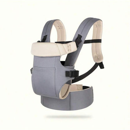 1Pc Baby Carrier, Multifunctional Front and Back Dual-Use Baby Carrier, Adjustable and Comfortable Front Strap-Back Strap, Washable-Machine Washable, Lightweight for Holding Baby All Seasons, Freeing Mom's Hands, a Handy Tool