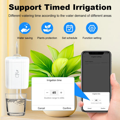 WiFi Intelligent Watering Device Timed Automatic Drip Irrigation System Remote APP Control Auto Watering for Indoor Plants