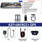 E-ACE 2K Car DVR WIFI GPS Stream Media Mirror Optional 1080P Car Video Camera Night Vision Loop Recording 24H Parking Black Box