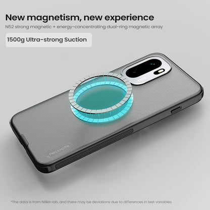 Nillkin For OnePlus 15R 5G Case for Magsafe Magnetic Frosted 360 Hard PC+TPU Soft Frame Back Cover Protection funda