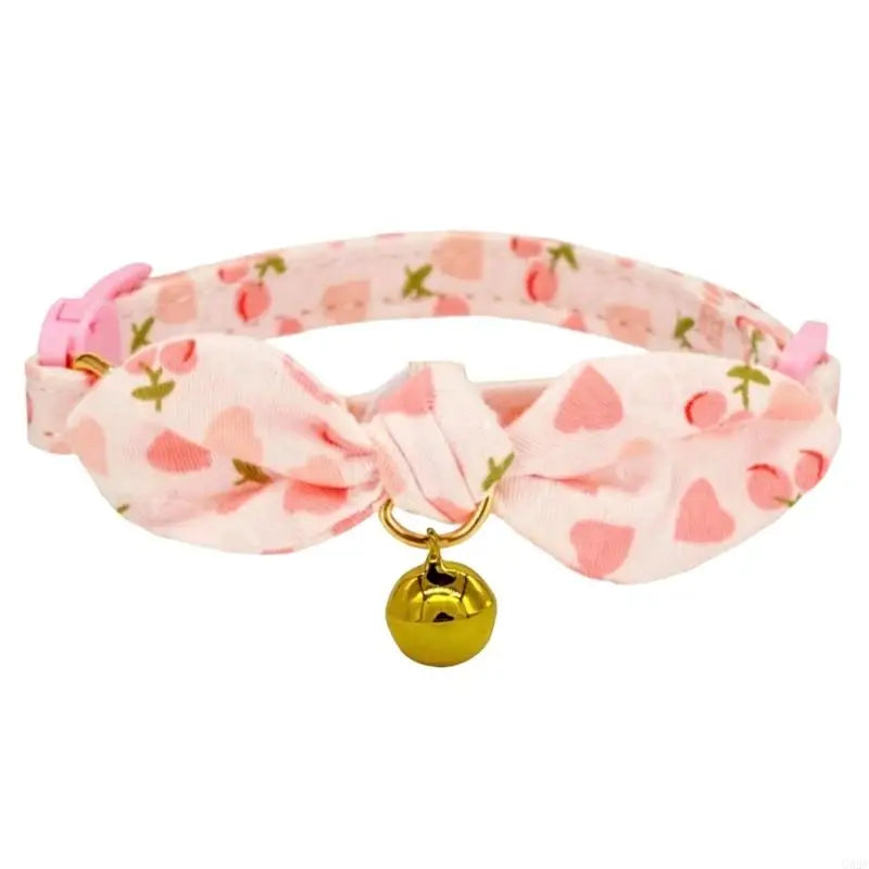 G92C Comfortable Heart Pet Collar Stylish For Comfortable Wear Stylish Flower
