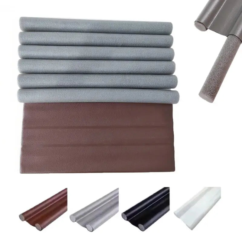 Windproof Seal Strip Draught Excluder Stopper Door Bottom Guard Double Protector Doorstop Dust-proof Blocker Sealer Soundproof