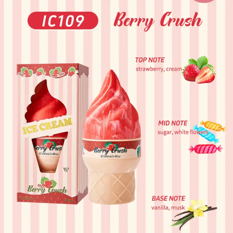 Hign-end Ice Cream Sweet Women Perfume Lasting Fresh Vitality Floral Fruity Fragrance Eau De Toilette Charming Fragrance Spray