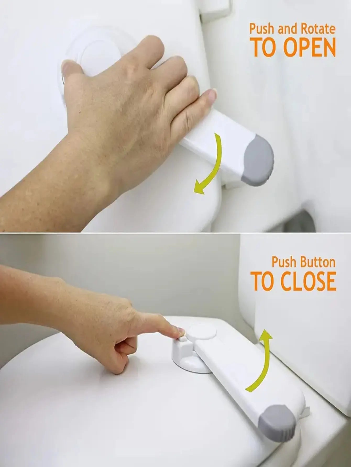 Baby Toilet Lock With 3m Adhesive Easy Intallation No Tools Needed Fit For Most Standard Toilet Safe Products For Kids And Pets