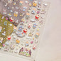 Cute Animal Face 5D Nail Art Stickers Cartoon Cat Bunny Dog Mouse Kawaii Expressions Simple Self Adhesive Manicure Decal DIY