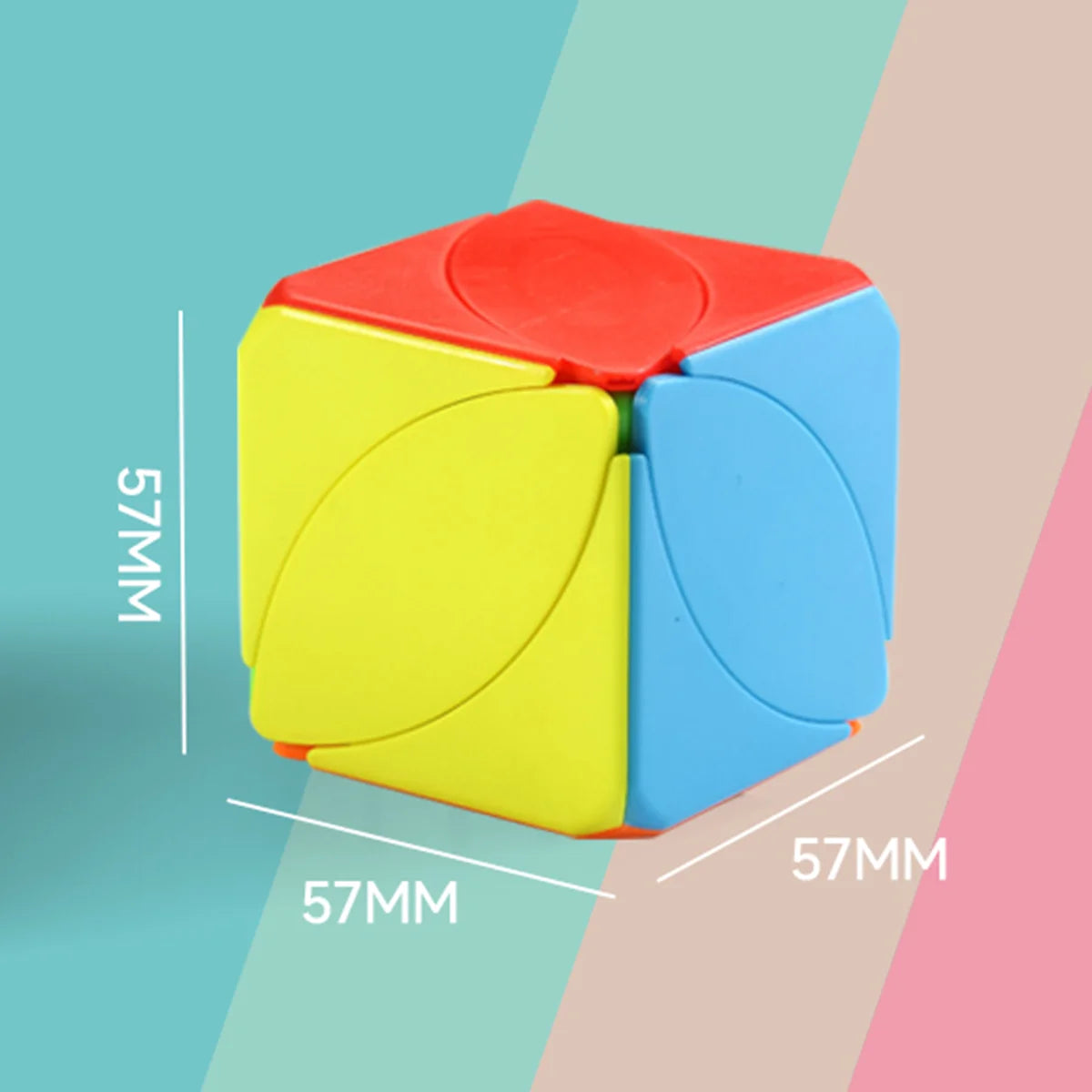 3x3x3 twisted, stress reducing, brain strengthening, puzzle solving, professional smooth speed, children's toy gift