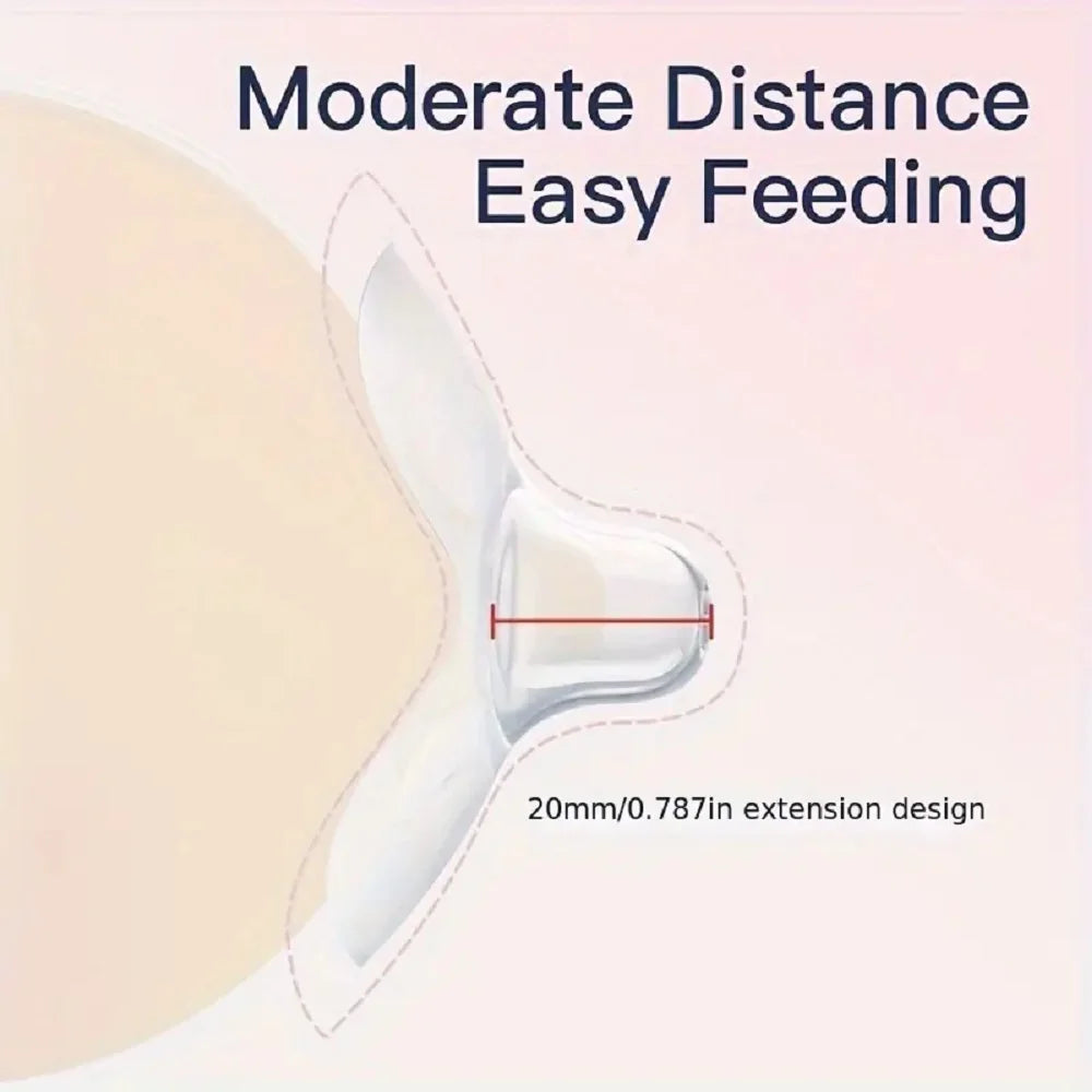 2Pcs Silicone Breastfeeding Nipple Protectors Feeding Mother Nipple Shields Protection Cover Soft Milk Feeding Nursing Shield