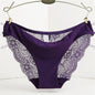 Women's Sexy Lace Panties Seamless Cotton Breathable Briefs Girls Transparent Underpants Plus Size Brand Underwear 1 Piece