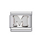 26 English A-Z Letter Name Custom 9mm Link Charms Silver Color Italian Stainless Steel Bracelet DIY Jewelry Making Hand Chain