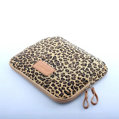 Fashionable classic charm leopard print notebook inner bag iPad/11/13/14 inch 15.6-inch computer bag for men and women