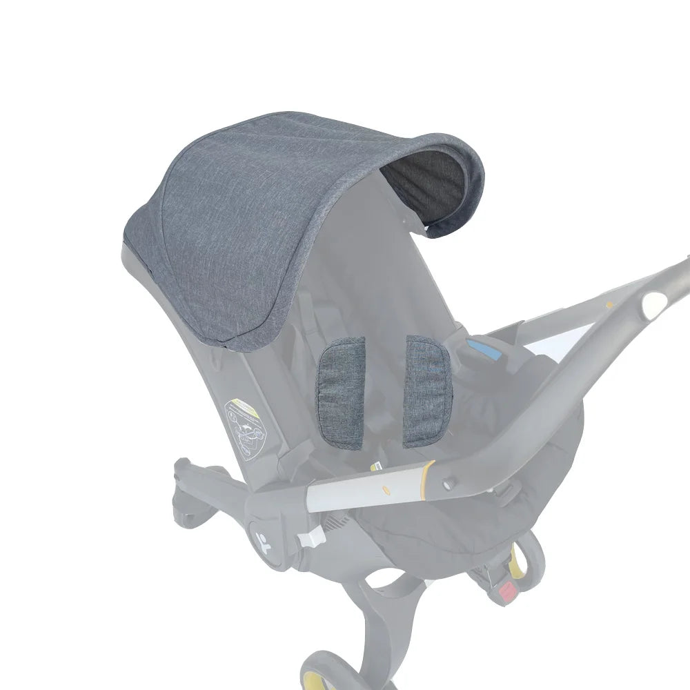 COLU KID® Stroller Accessories Seat Cushion Changing Kit Clothes Canopy Cover Compatible With Doona Car Seat Stroller & FooFoo