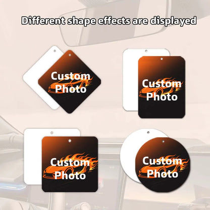 20pcs Customized Photos of Car Air Fresheners, Fragrant Decorative Fragrances, Customized Photos of Family, Friends, and Pets