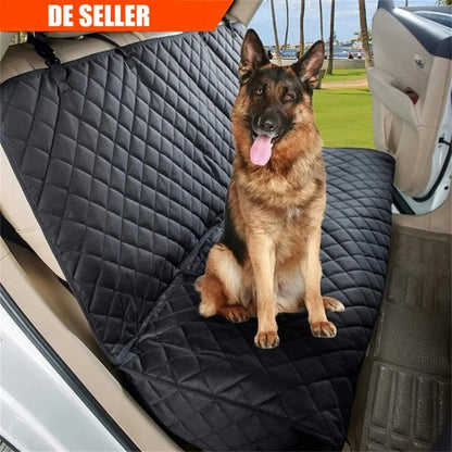 Dog Car Seat Cover, Pet Travel Carrier Mattress, Dog Car Seat Protector with Center Seat Armrest for Car Back Seat Incl Side Protection, Dog Car Blanket, Back Seat Protection