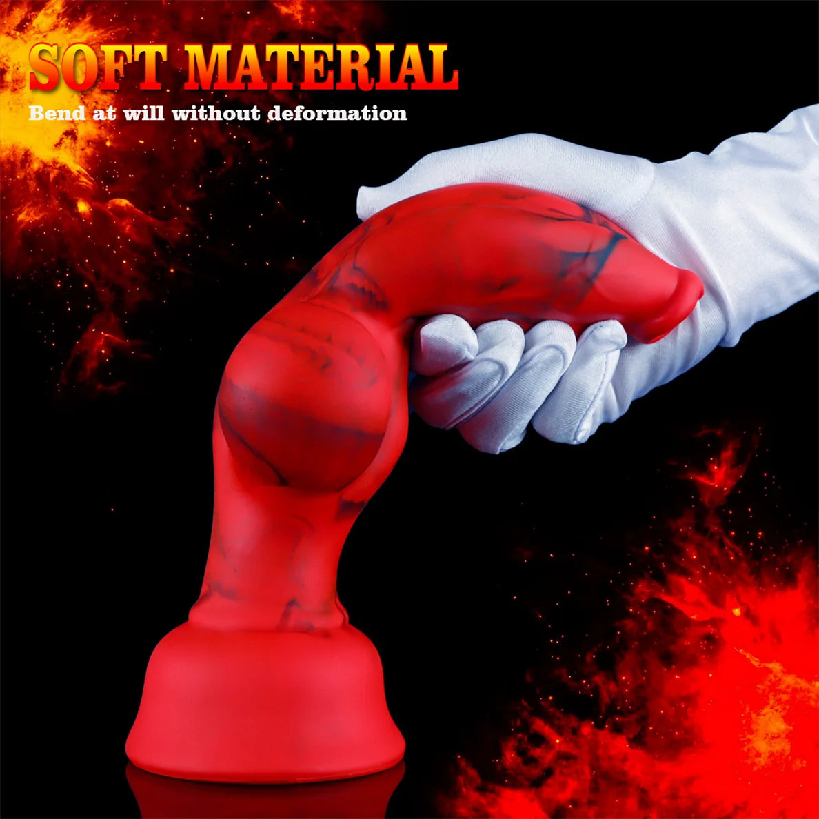 18+ Soft Silicone Dog Knot Dildo Penis Animal Dildo Realistic Gigante Sexy Adult Red Black Colors Big Dildos Sexy TоY Xxl Sextoy