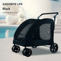 Large-sized Pet Stroller for Outdoor Travel Dog Mobility Scooter Large Capacity Dog Car Multifunctional Foldable Pet Stroller