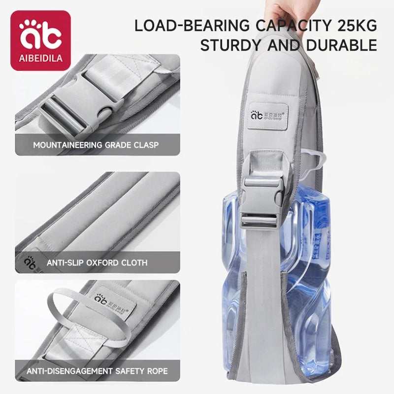 Baby Carrier Kids Waist Stool with Waist Protection Baby Strap Adjustable Front Holding Type Big Baby Carrier