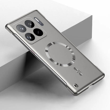 Luxury Metal Painting Slim Frameless Case For XIAOMI 17 Pro Max 15T 15 Ultra 14T 14 13T 13 12 Pro Magnetic Hard PC Cover