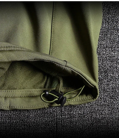New Men's Winter Jacket Tactical  Sets Fleeced Sharkskin Windproof Waterproof Padding Suits Paintball Uniform Pockets Camo