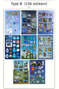 8/16sheets y2k Gen Z Electronic Memories Style Retro Dreamcore Collages Journals Diary Scrapbook Stickers