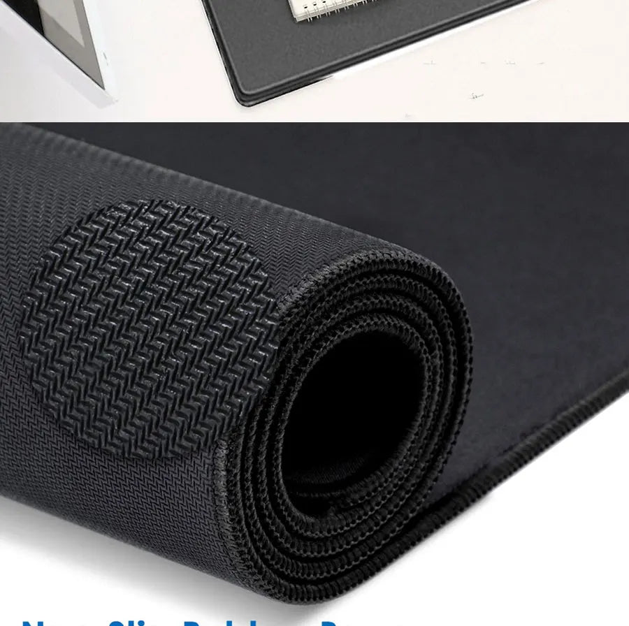 Gaming Large Mousepad Anti-slip Rubber Mouse Mat Computer Gamer Desk Mat Stitched Edge Large Gaming Mousepad for CS GO LOL Dota