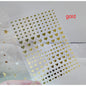 3d Nail Art Stickers Red Black White Love Hearts Stars Clouds French Full Tips Adhesive Nail Decals Slider For Manicure