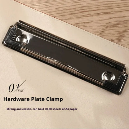 Multifunctional A4 Folder With Pen Holder Card Slot Leather Document Holder Stationery Business Contract File Folder Organizer