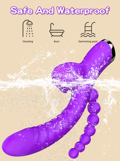 Anal Plug Vibrator Stimulate Anus Buttplug Adult Women Sex Toy Oral Licking Clitoral Stimulate Tongue Vibrator SexVagina Massage