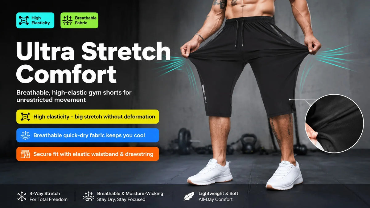 Plus Size Large Men's Shorts 2025 Summer New Trendy Loose Men's Sports and Casual Pants Jorts Baggy Cargo Mens Luxury Brands Man