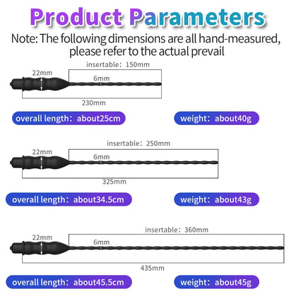 10 Frequency Urethral Vibrator Horse Eye Stimulator Sounding Penis Plug Insert Catheter Expander Male Masturbator Sex Toys