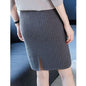 Autumn Women High Waist Bodycon Skirt 2026 New Solid Color Elastic Knitted Mini Skirts Sexy Slim Fit Office Lady Pencil Skirts