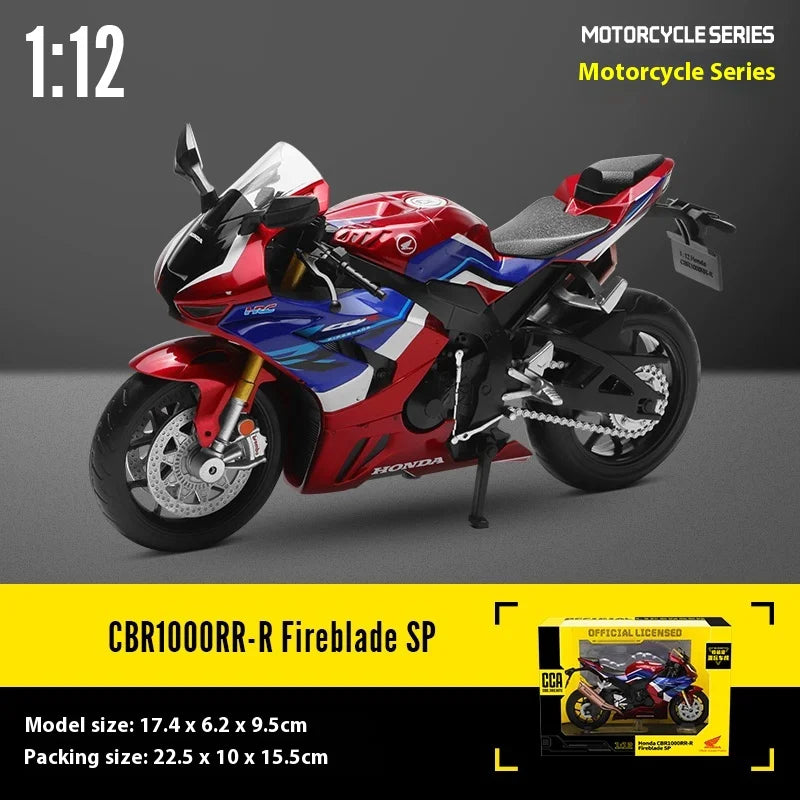 CCA R1250 GS. 1:12 Alloy Die-cast Car Motorcycle Model, Toy Gift Giving, Die-cast Static Motorcycle Model